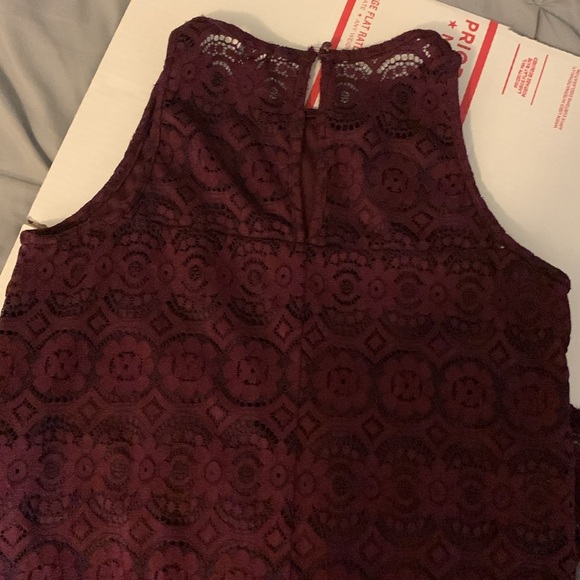 Speechless Plum Purple Lace Mini Dress - Size Large EUC - Picture 9 of 11